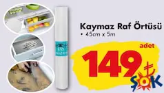 KAYMAZ RAF ÖRTÜSÜ 45 CM X 5 M indirimli fiyat KAYMAZ RAF ÖRTÜSÜ 45 CM X 5 M fiyat ve kampanya bilgisi